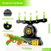 Shooting Targets For Guns Shooting Game Glow In The Dark Floating Ball Target Practice Toys For Kids Boys Hover Shot 1 Blaster Toy Gun 10 Soft Foam Balls 3 Darts Gift - Image 4