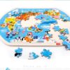 Wooden Puzzle World Children's Toys Gift Baby Educational Toys - Image 4