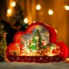 Christma New Style Assembled Building Block Toys Cloud Night Lamp Decorative Mirrors Frame LED Table Lights Creative Desk Bedroom Handmade Birthday Gifts - Image 5