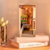 Robotime Rolife DIY Book Nook Wooden Miniature Doll House Light For Bookshelf Insert Furniture - Image 7